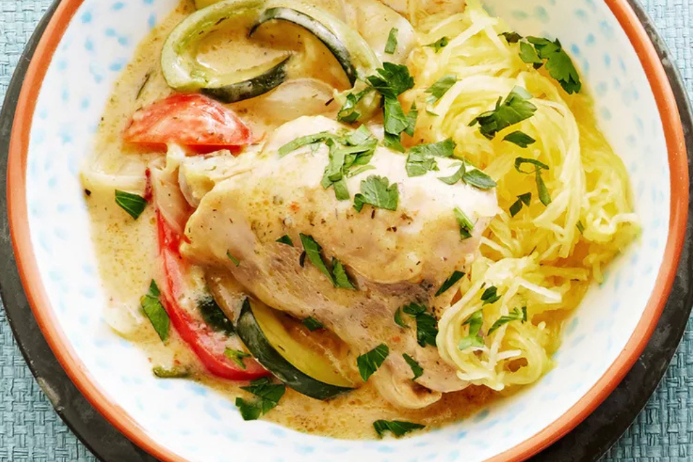 Slow-Cooker Ranch Chicken & Vegetables