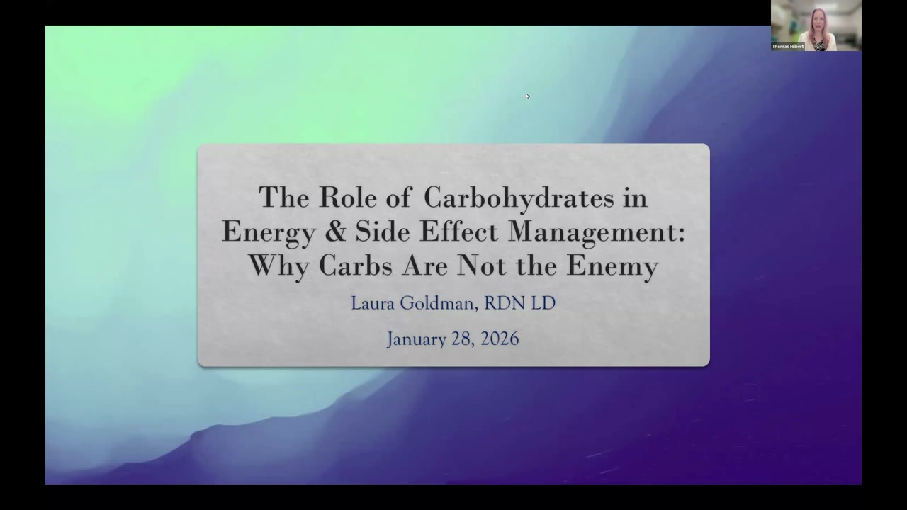 The Role of Carbohydrates in Energy and Side Effect Management: Why Carbs Are Not The Enemy
