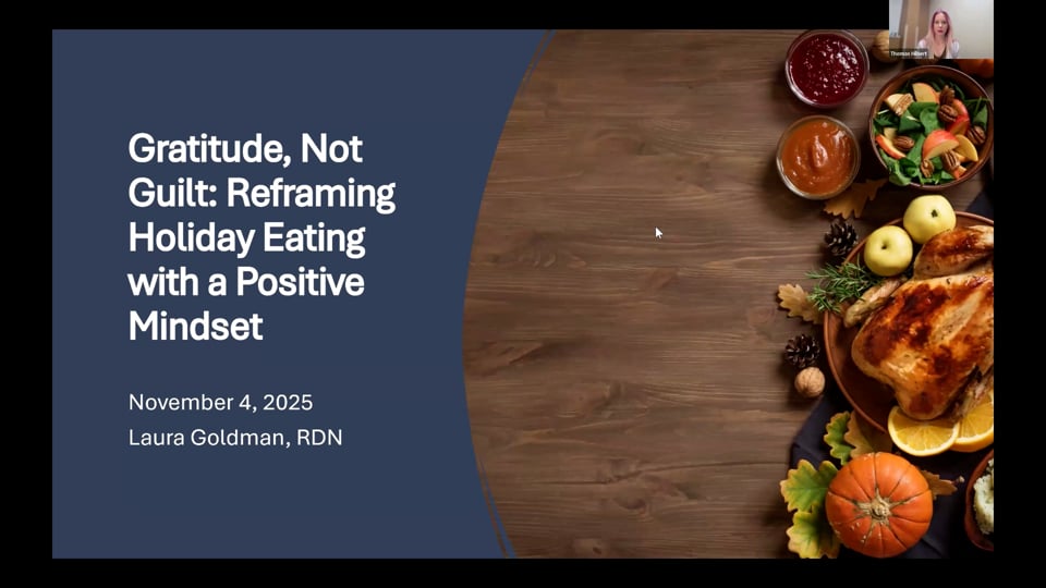 Gratitude, Not Guilt: Reframing Holiday Eating with a Positive Mindset
