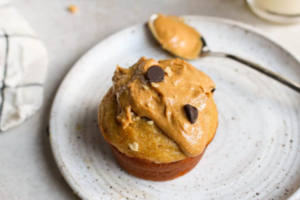 Protein Muffins with Peanut Butter and Chocolate Chips