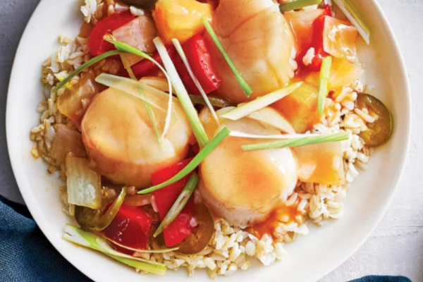 Slow-Cooker Sweet & Sour Scallops