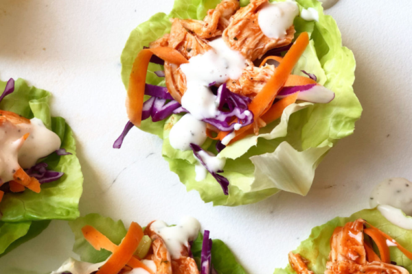 Buffalo Chicken Lettuce Wraps