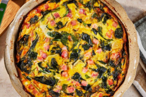 Ham and Spinach Quiche