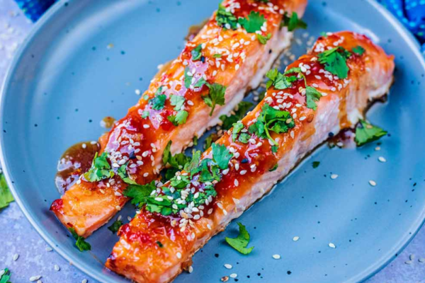 Sweet Chili Glazed Salmon