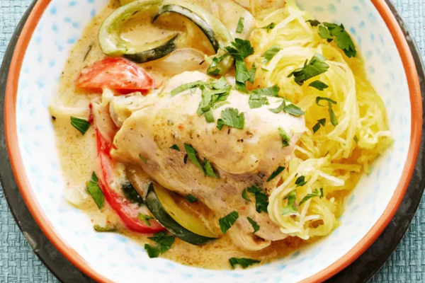 Slow-Cooker Ranch Chicken & Vegetables