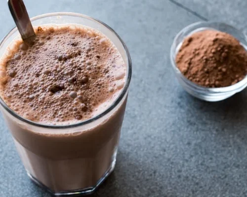 chocolate peppermint protein shake