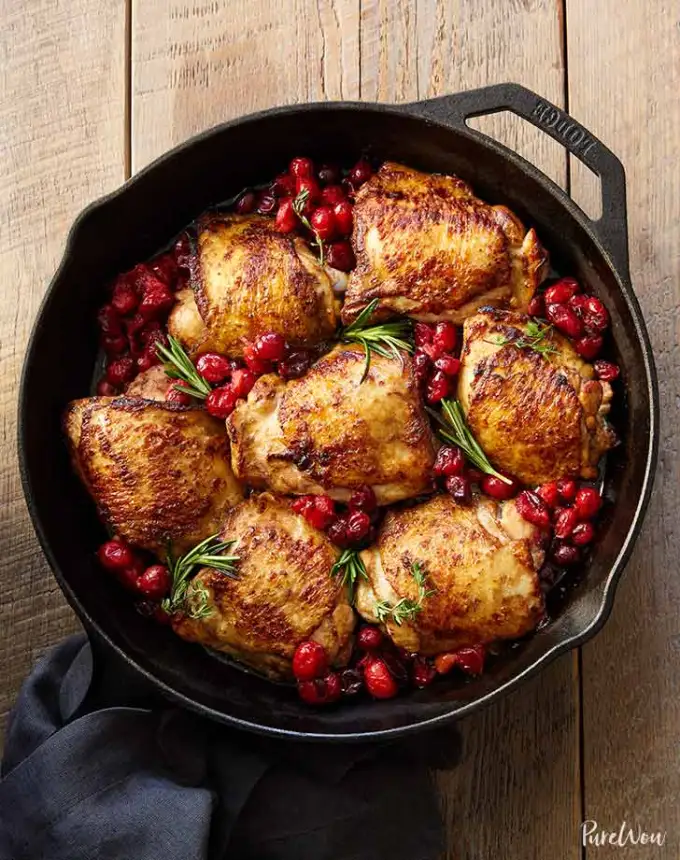 Balsamic Roasted Cranberry Chicken